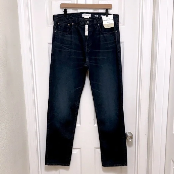 NWT Madewell The 1991 Straight-Leg Jean in Beatty Wash